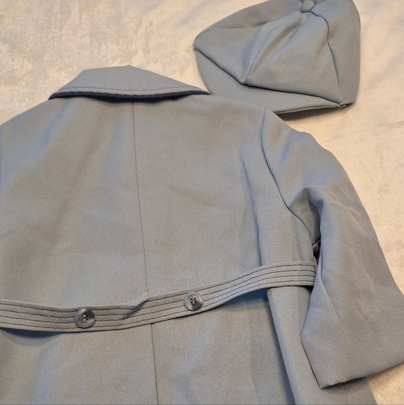 Vintage Toddler Pea Coat and Cap - Picture 12 of 16